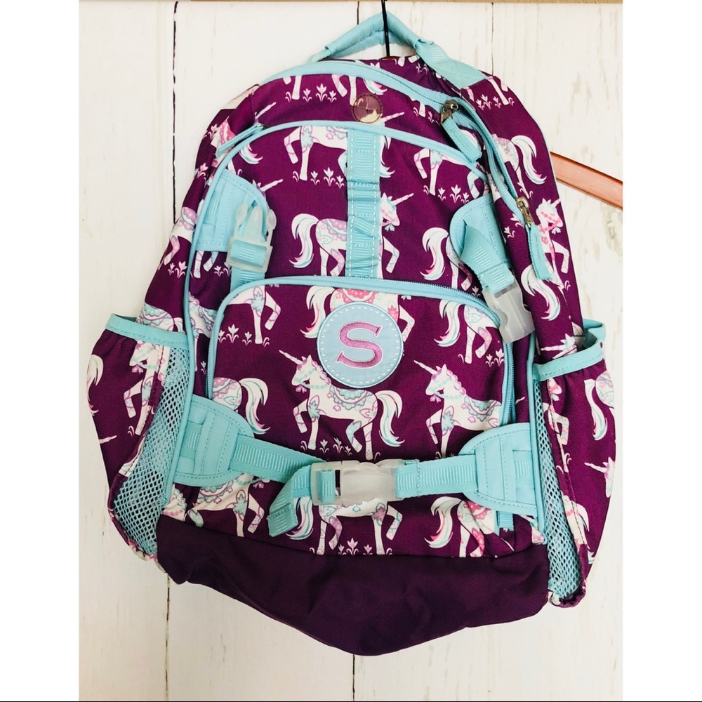 Pottery Barn Kids Large Unicorn Backpack